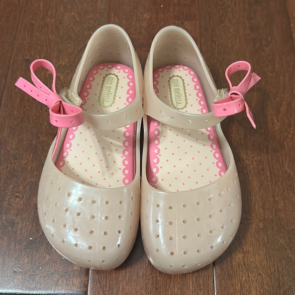 Mini Melissa Toddler Girls Perforated Jelly Shoes